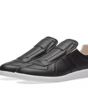 MAISON MARGIELA Black Replica Slip-On Sneakers